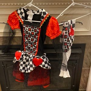 Queen of Hearts Children’s Costume Size M 8-10